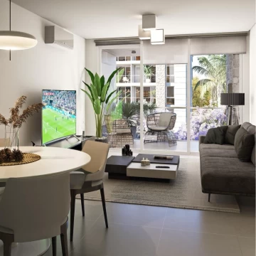 Departamento a estrenar con jardin en Alto los Robles - Loma Verde
