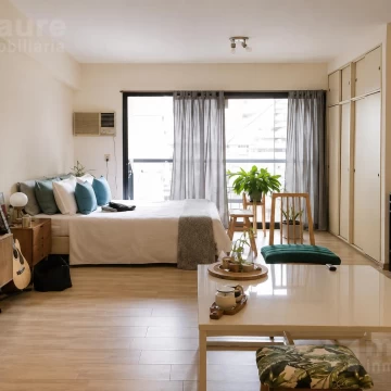 Monoambiente con placard y balcón en venta La Imprenta/LasCañitas