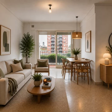Departamento 3 ambientes con balcón en Nuñez