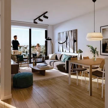 Venta de Apartamento de 1 Dormitorio con Terraza - Cordón