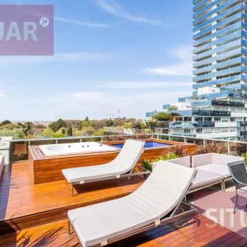 3 Ambientes en Zencity con terraza propia y 2 cocheras - venta con renta