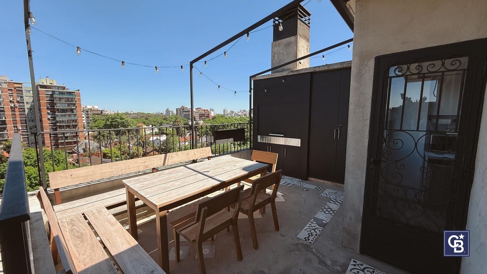 Terraza con Parrila