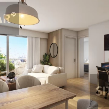 Departamento de dos ambientes en construcción