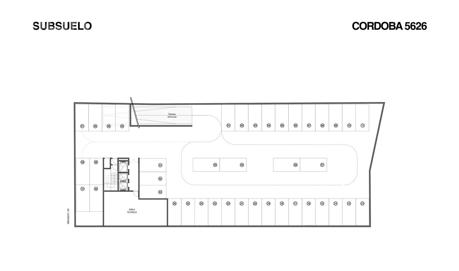 plano planta subsuelo