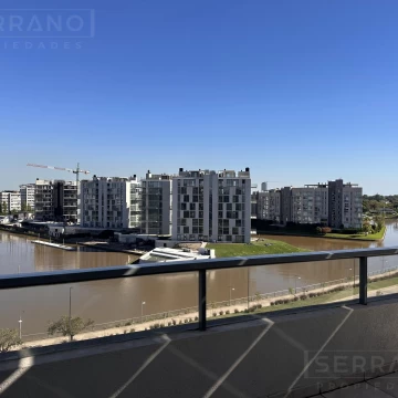 Alquiler anual departamento 3 ambientes con vista al Río en Puerto Escondido, Nordelta