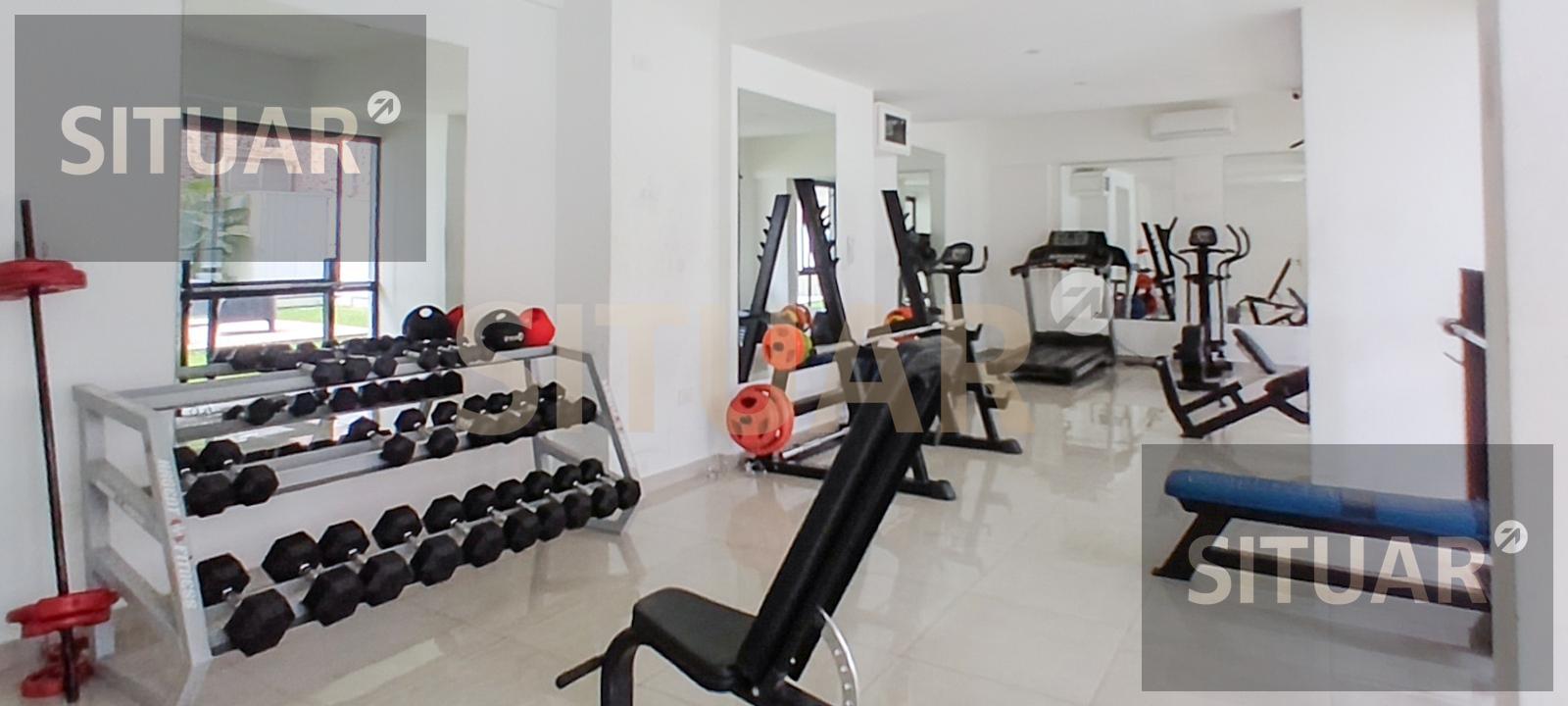 Gym completamente equipado