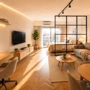 DEPARTAMENTO 1 AMBIENTE-PALERMO-COCHERA-BALCON VISTA ABIERTA-REFACCIONADO-FINANCIACION CUOTAS FIJAS