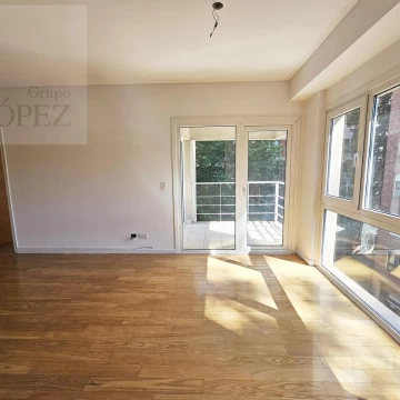 Alquiler Departamento en Vte López - 2 amb. Dormitorio en Suite, balcón, cochera y amenities