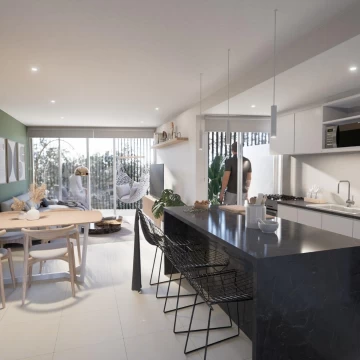 Venta de Apartamento con terraza de 1 dormitorio a estrenar - La Blanqueada