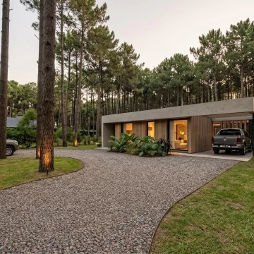 Pinamar Norte: El Bosque Como Living.