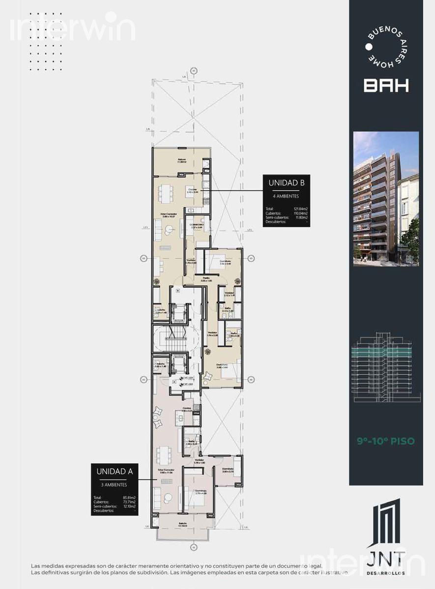 plano planta piso 9 y 10
