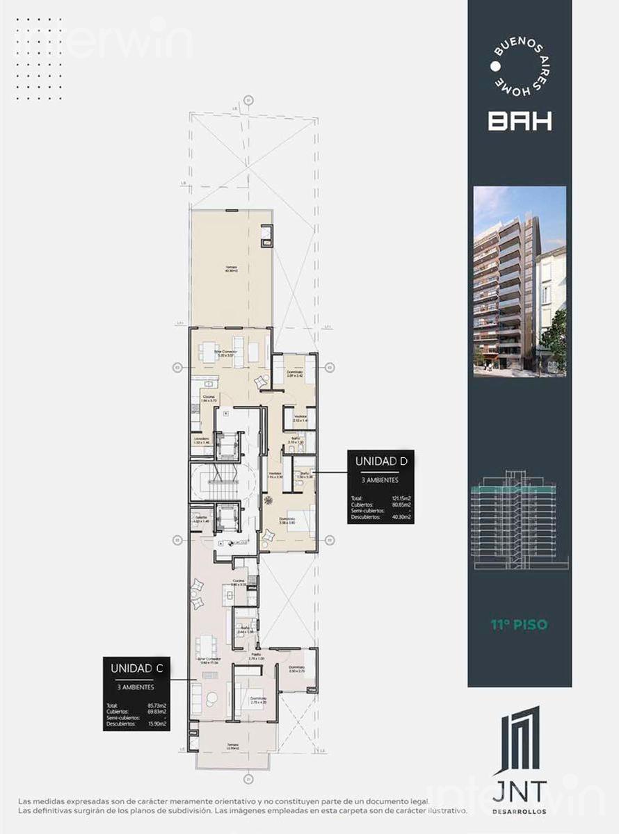 plano planta piso 11