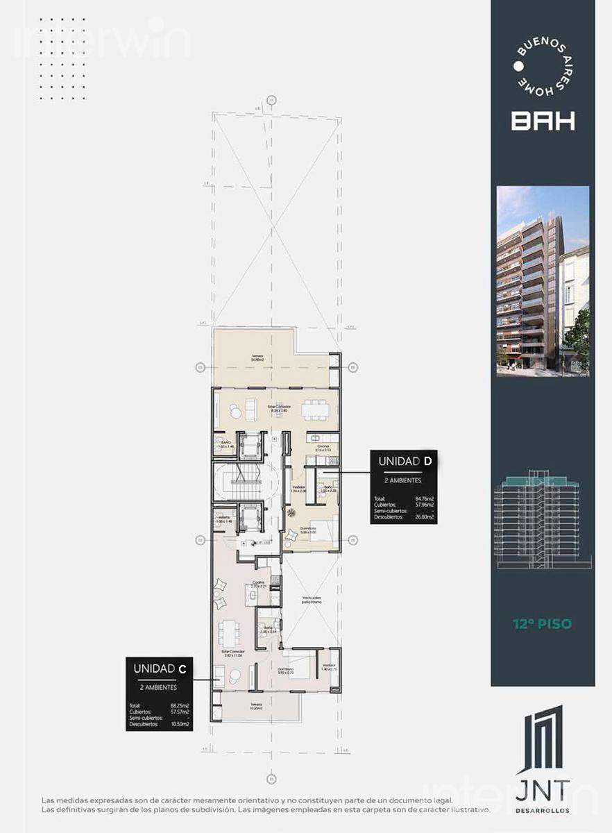 plano planta piso 12