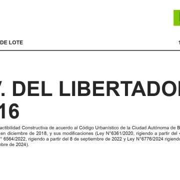 Lote para desarrollo