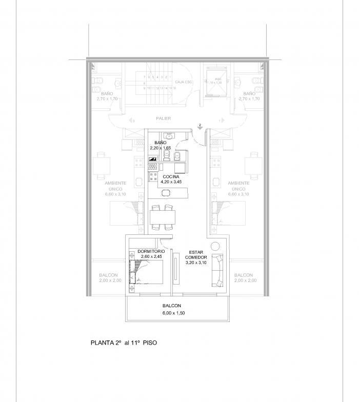 1 dormitorio en venta en Rosario