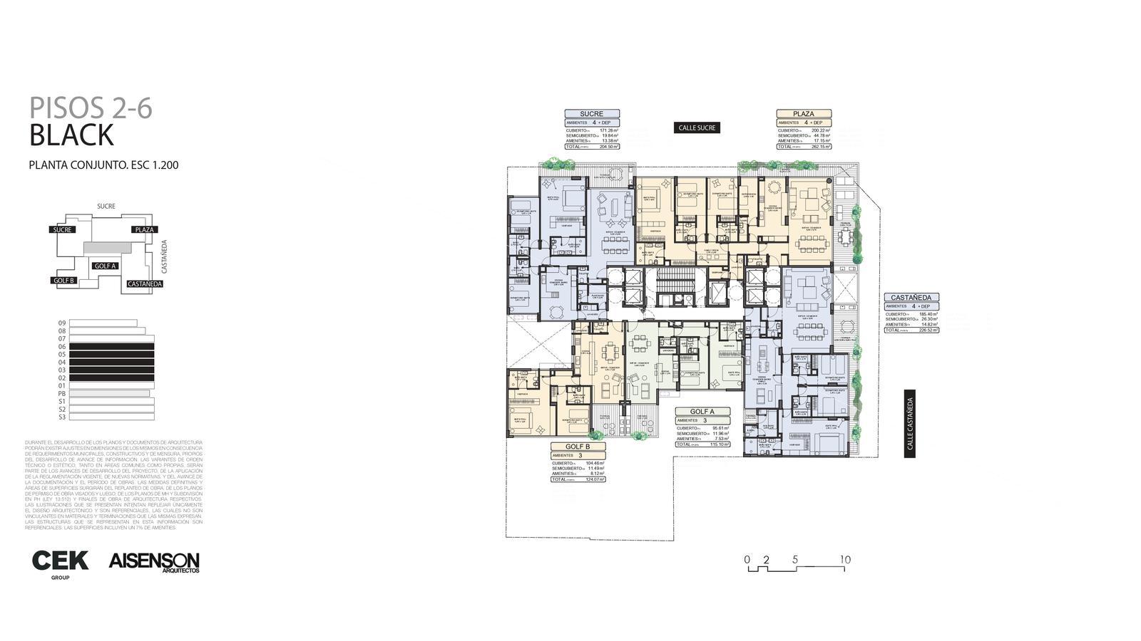 plano planta piso 2a6