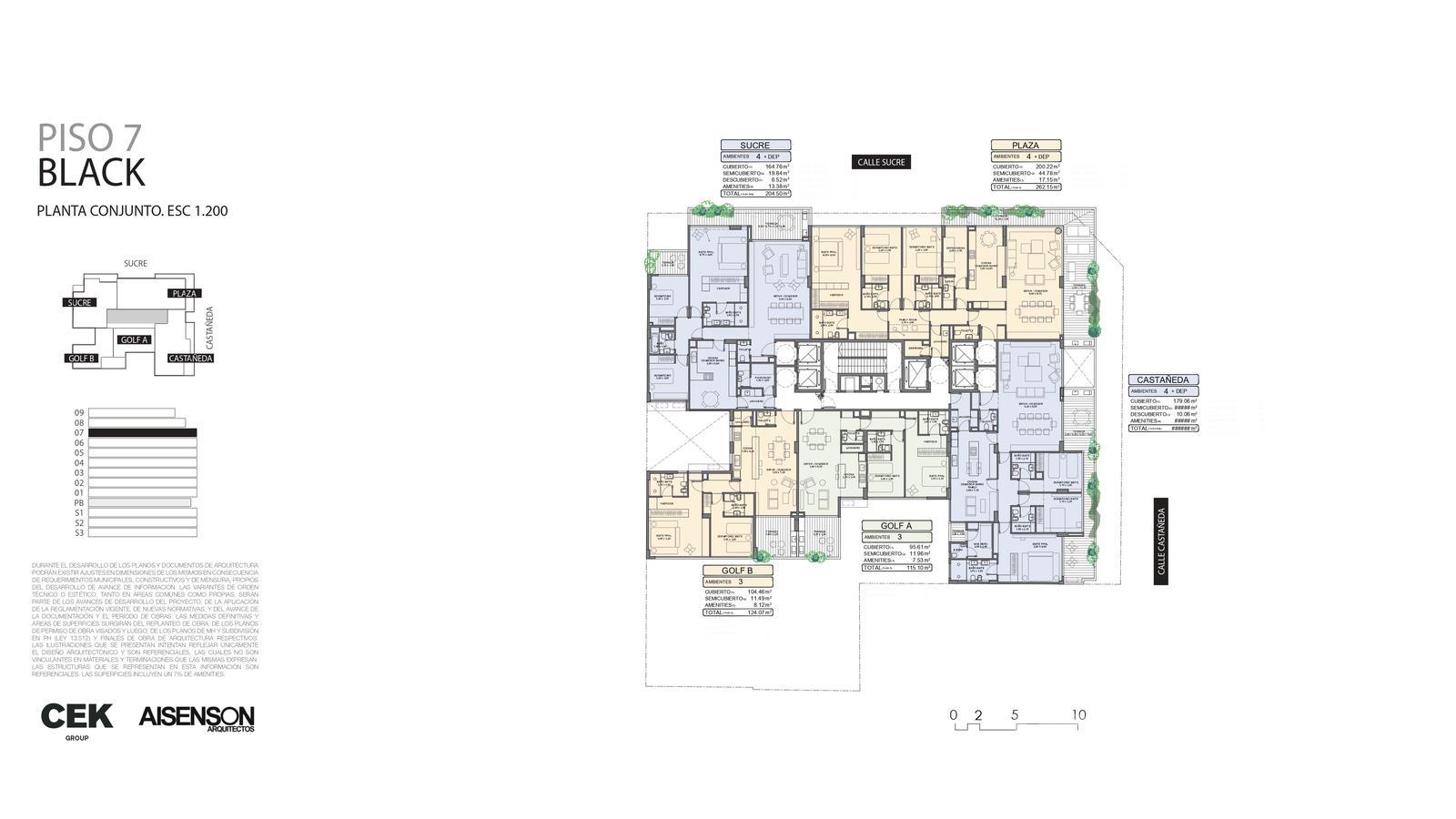 plano planta piso 7