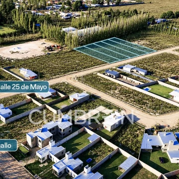 Lotes de 600 a 700 m2 sobre calle 25 de Mayo a mts de Cangallo - San Rafael