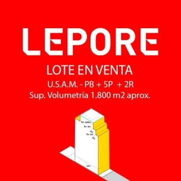 Lote en venta Flores 