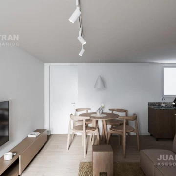Depto En Pozo 1 Dormitorio Con Gran Balcón Al Frente - Premium