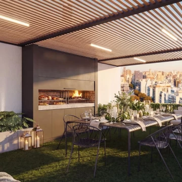Departamento en venta de 4 ambientes, con balcon y parrilla en Villa Crespo