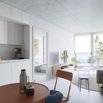 Venta de Apartamento de 2 dormitorios con terraza - Barrio Sur
