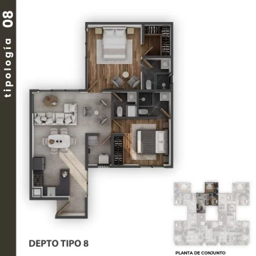 PREVENTA. DEPARTAMENTO T08,  PRIVADA PORTALES, BENITO JUAREZ