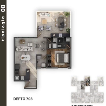 PREVENTA. PETHOUSE 708, PRIVADA PORTALES, BENITO JUAREZ