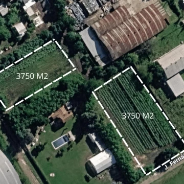Terreno en Venta - Se puede vender Fraccionado o Junto