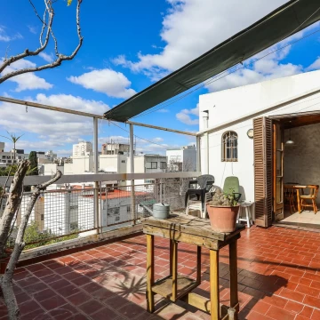 Departamento en venta 3 ambientes con terraza propia en Villa del Parque
