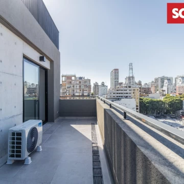 Departamento en alquiler, 2 ambientes plus con balcon aterrazado en Belgrano