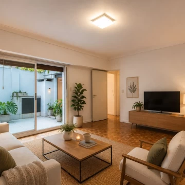 Venta departamento 3 ambientes dos patios reciclado baulera y cochera  apto crédito Colegiales
