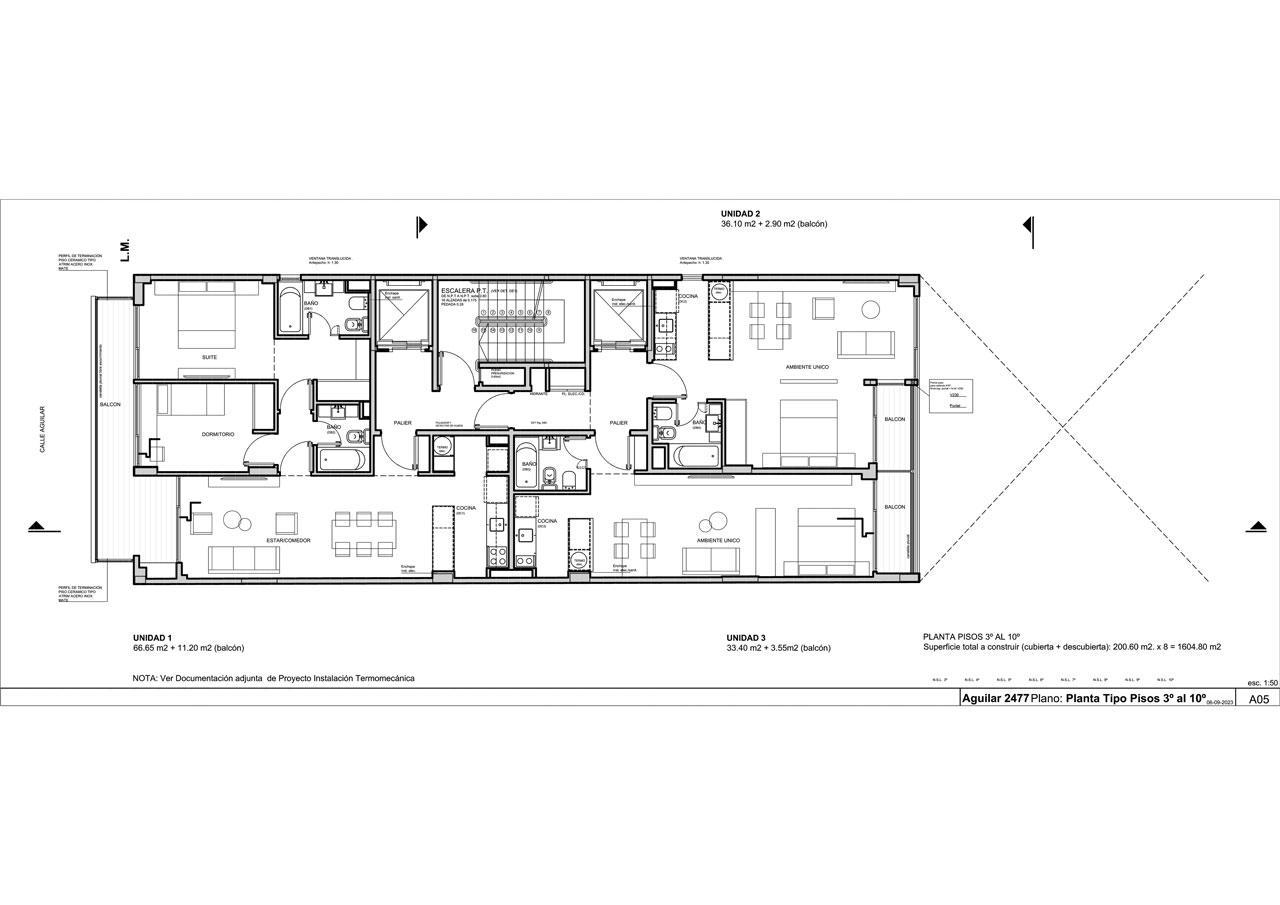 plano planta piso 5