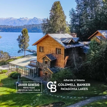 VENTA Complejo de 7 cabañas con costa de Lago Nahuel Huapi y muelle propio | Villa La Angostura.