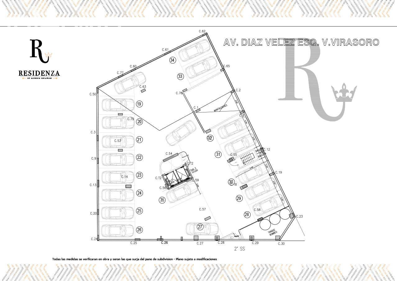 plano planta 2 subsuelo