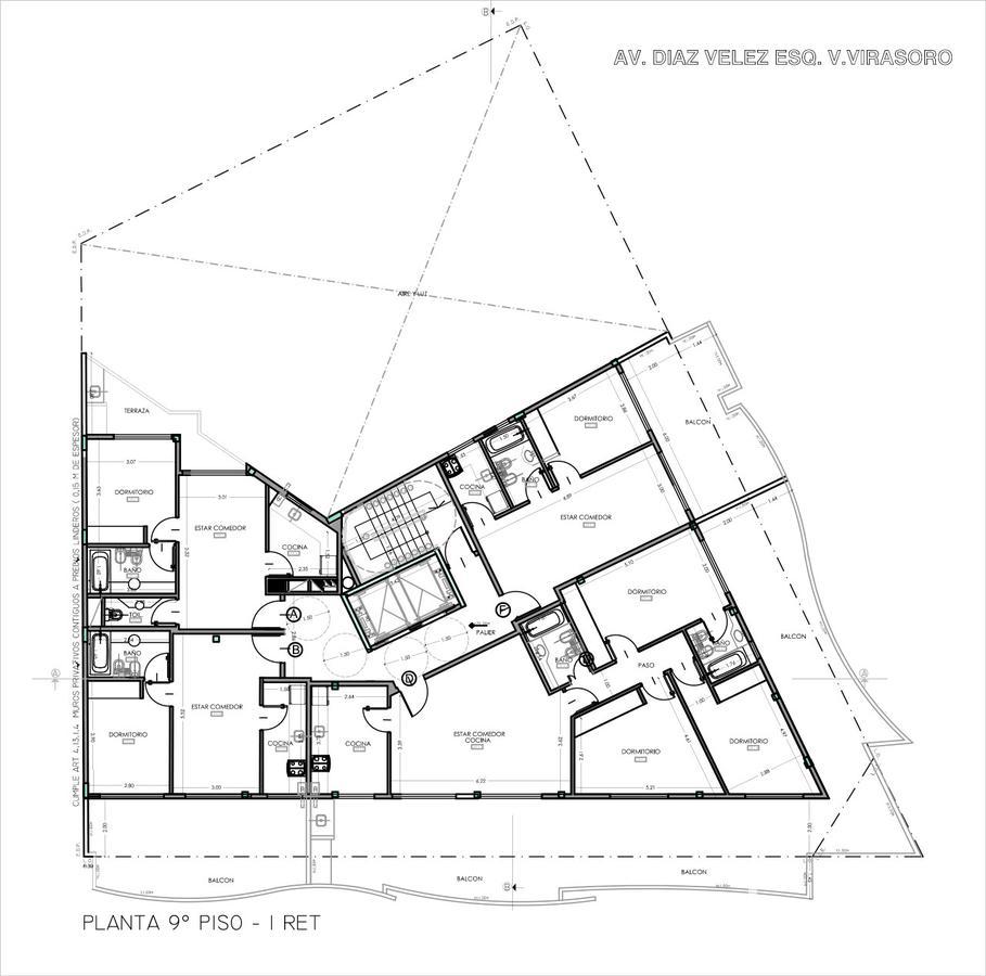 plano planta piso 9