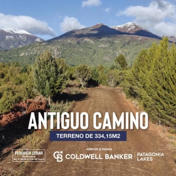 VENTA terreno de 334,15m2 Manzana 597, UF15,  en LOTEO ANTIGUO CAMINO - Bariloche