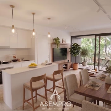 Villa Urquiza 3 amb en semipiso, al Frente con cochera