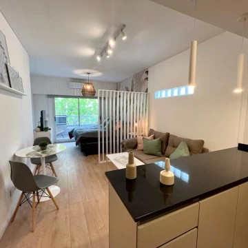 Departamento Monoambiente en Almagro Amueblado en Alquiler
