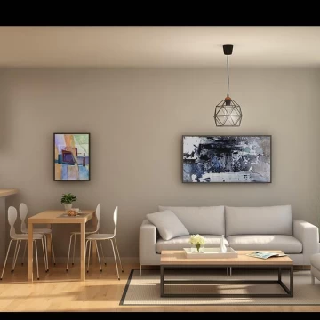 Venta apartamento con renta dos dormitorios con terraza en Centro