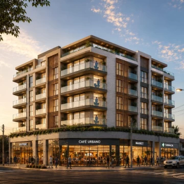 Venta de Lote Comercial para desarrollo de 6 pisos en Pilar Centro