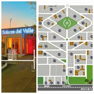 Terreno EN SOLARES DEL VALLE MERLO SAN LUIS Barrio cerrado lote 12 MANZANA 61 802 m2 con vistaas a la sierras. servicios de agua y luz. expensas y impuestos municipales al dia.