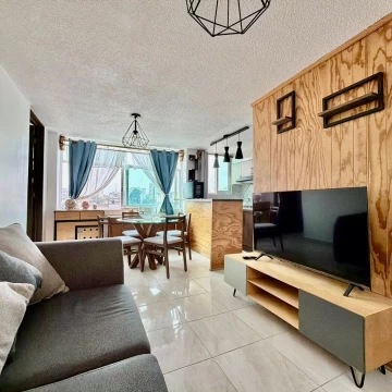 DEPARTAMENTO AMUEBLADO, CON SERVICIOS INCLUÍDOS EN ROMA, SUR.
