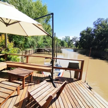 Venta Cabana Delta Tigre Arroyo Espera Muelle Piscina Lote 2000 m² Equipada OPORTUNIDAD INVERSION