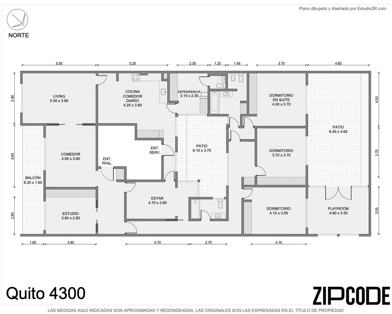 Departamento de 3 dormitorios en Almagro Sur, foto 4