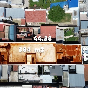 Lote 8,66 x 44,38 con galpón y departamentos a refaccionar – Barracas