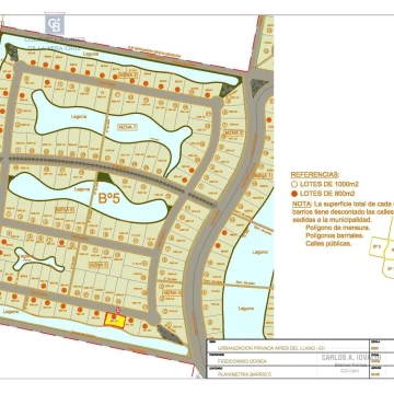TERRENO en Venta  NUEVOS AIRES  de 800m2 en Barrio la Serena M.1 L.22