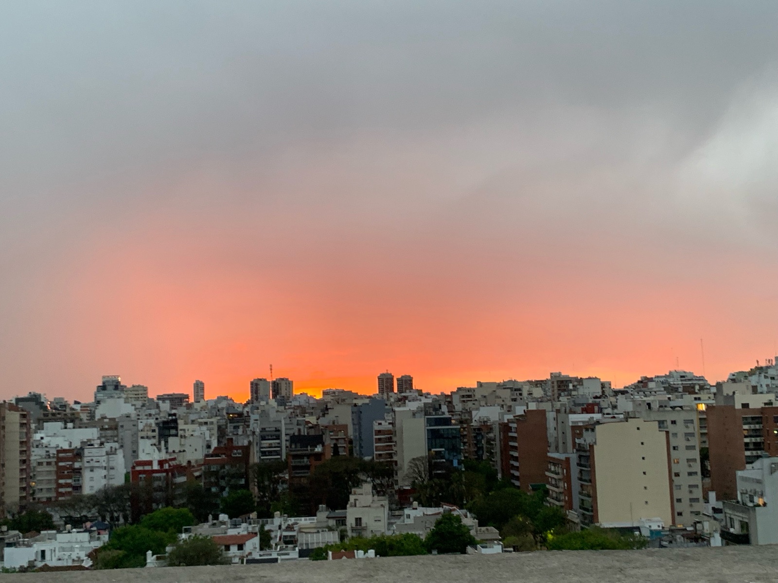 Vista desde el balcon