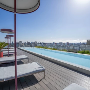Monoambiente Contrafrente con Balcón Terraza