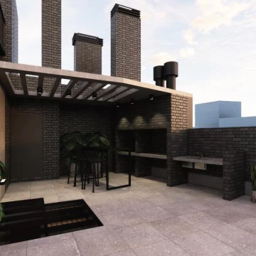 VENTA DEPARTAMENTO 2 DORMITORIOS - TERRAZA EXCLUSIVA BARRIO ABASTO EN CONSTRUCCION